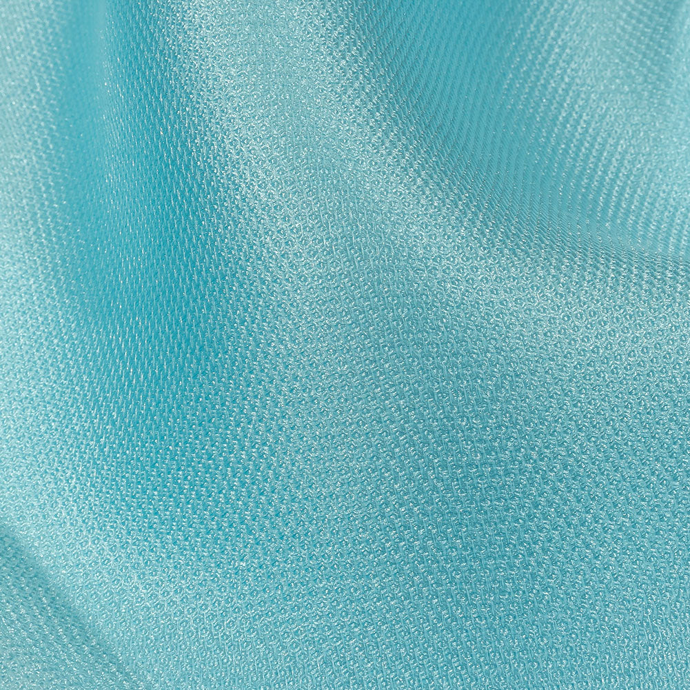Novelty Polyester Pique - Baby Blue - Kestrel Collection