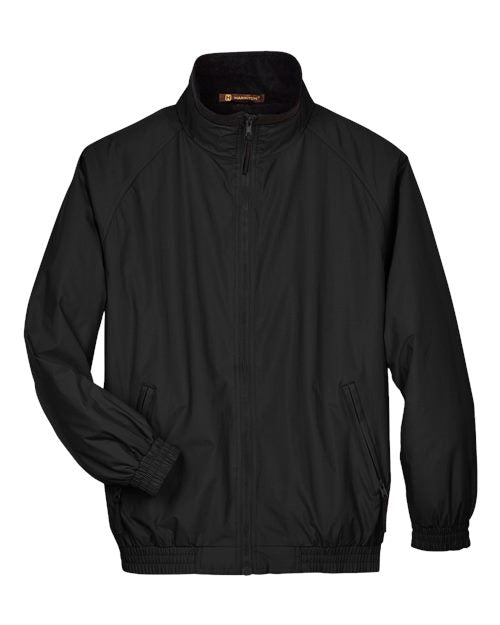 Harriton Unisex Fleece-Lined Nylon Jacket