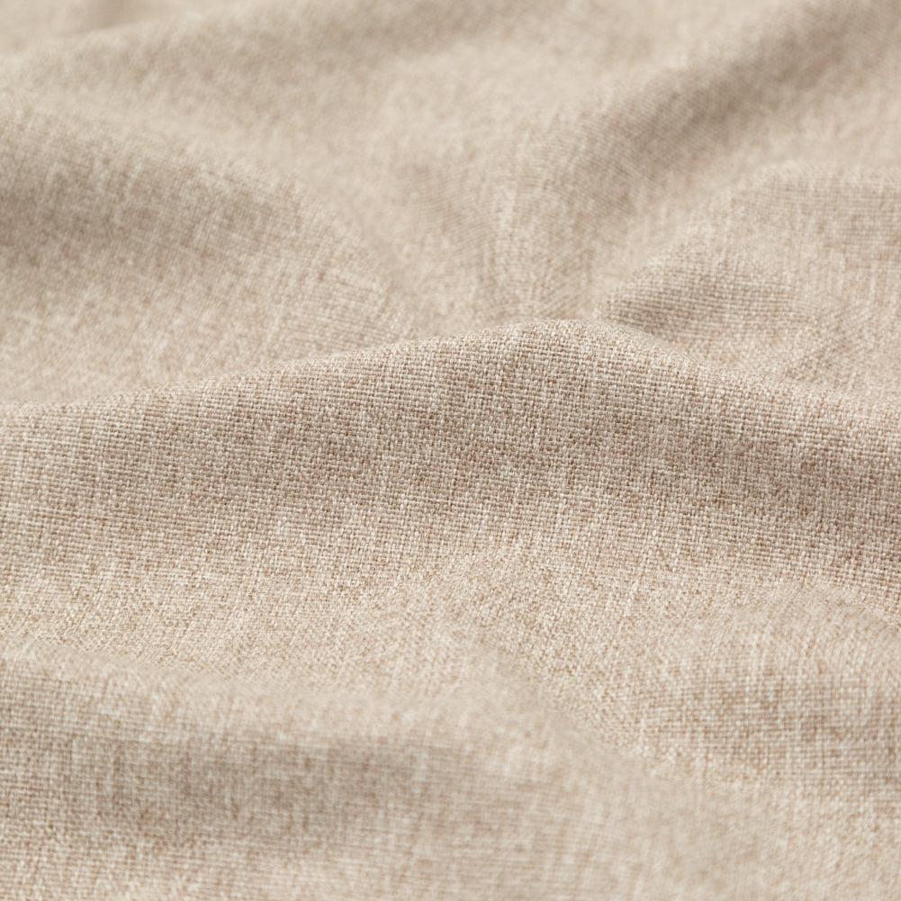 Cosme Dark Natural Lightweight Polyester Canvas