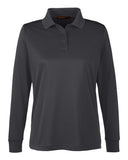 Harriton Women's Advantage Snag Protection Plus IL Long Sleeve Polo