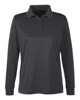Harriton Women's Advantage Snag Protection Plus IL Long Sleeve Polo