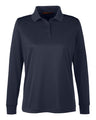Harriton Women's Advantage Snag Protection Plus IL Long Sleeve Polo
