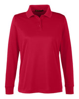 Harriton Women's Advantage Snag Protection Plus IL Long Sleeve Polo
