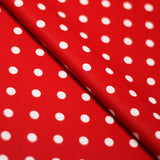 Dippin Dotz Poly Spandex Fabric - Small Polka Dots, Multiple Colors, 58/60" Width (1 Yard)