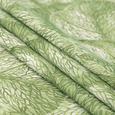 Apple Tropical Leaves Printed Woven