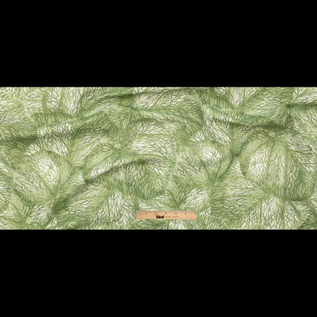 Apple Tropical Leaves Printed Woven