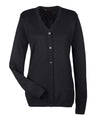 Harriton Women's Pilbloc V-Neck Button Cardigan Sweater