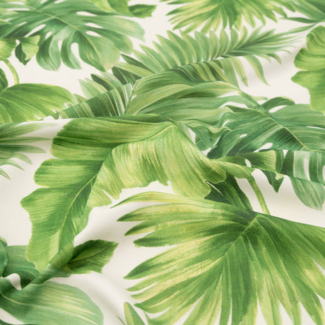 Foliage Tropical Leaves Printed Woven
