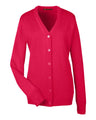 Harriton Women's Pilbloc V-Neck Button Cardigan Sweater