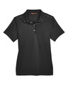 Harriton Women's Advantage Snag Protection Plus Snap Placket Polo