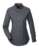 Harriton Women's Foundation Cotton Twill Shirt with Teflon