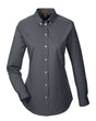 Harriton Women's Foundation Cotton Twill Shirt with Teflon