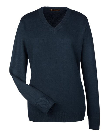 Harriton Women's Pilbloc V-Neck Sweater