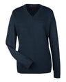 Harriton Women's Pilbloc V-Neck Sweater