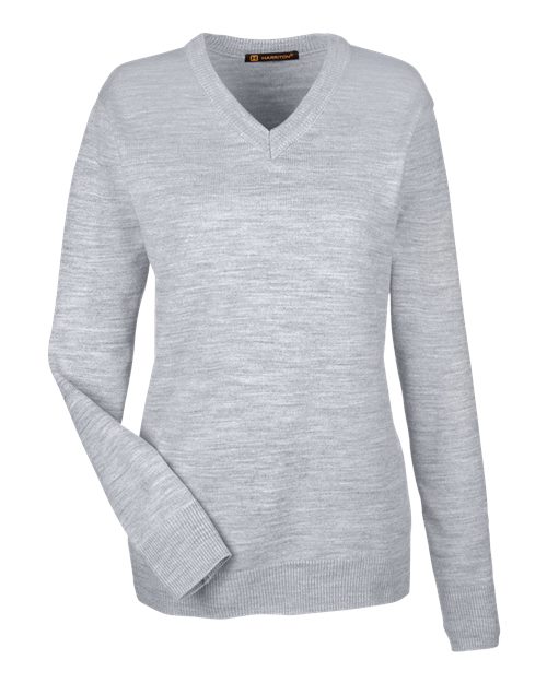 Harriton Women's Pilbloc V-Neck Sweater