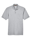 Harriton Men's Easy Blend Polo with Pocket