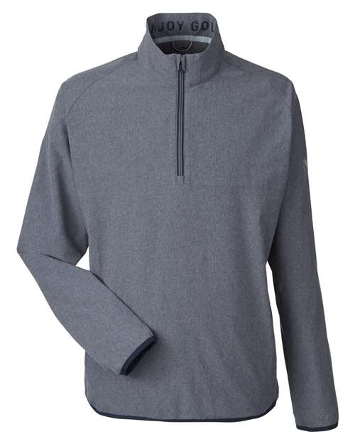 Puma Golf Men's Coastal Woven Quarter-Zip Pullover