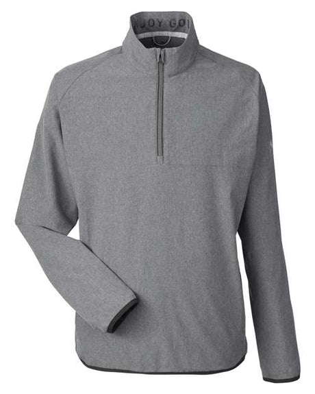 Puma Golf Men's Coastal Woven Quarter-Zip Pullover