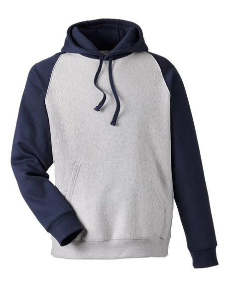 Team 365 Unisex Zone HydroSport Heavyweight Colorblock Hooded Sweatshirt