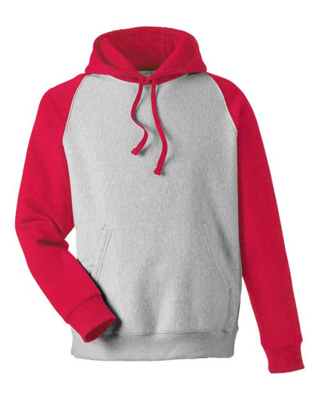 Team 365 Unisex Zone HydroSport Heavyweight Colorblock Hooded Sweatshirt