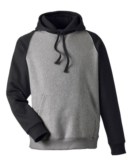 Team 365 Unisex Zone HydroSport Heavyweight Colorblock Hooded Sweatshirt