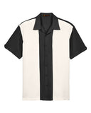 Harriton Men's Two-Tone Camp Shirt