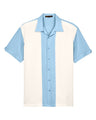 Harriton Men's Two-Tone Camp Shirt