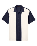 Harriton Men's Two-Tone Camp Shirt