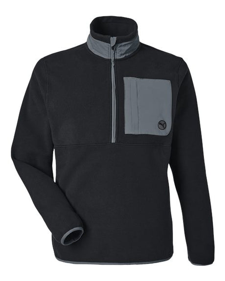 Puma Golf Men's Fleece Quarter-Zip Pullover