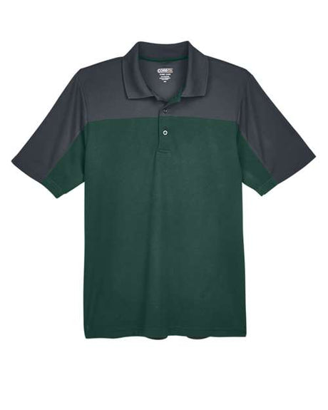CORE365 Men's Balance Colorblock Performance Piqué Polo