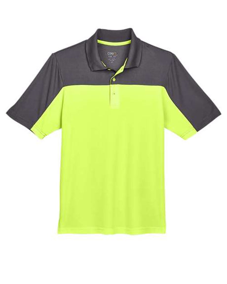 CORE365 Men's Balance Colorblock Performance Piqué Polo