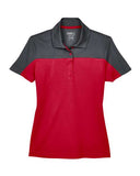 CORE365 Women's Balance Colorblock Performance Piqué Polo