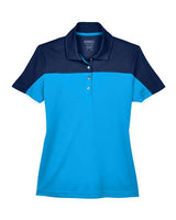 CORE365 Women's Balance Colorblock Performance Piqué Polo