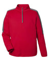 CORE365 Men's Market Snag-Protect Mesh Colorblock Quarter-Zip Pullover