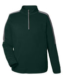 CORE365 Men's Market Snag-Protect Mesh Colorblock Quarter-Zip Pullover
