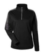 CORE365 Women's Market Snag Protect Mesh Colorblock Quarter-Zip Pullover
