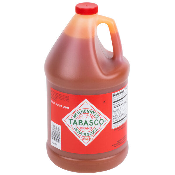 TABASCO® 1 Gallon Original Hot Sauce - 4/Case