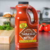 TABASCO® 64 fl. oz. Buffalo Style Hot Sauce - 2/Case