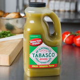 TABASCO® 64 fl. oz. Green Pepper Hot Sauce - 2/Case