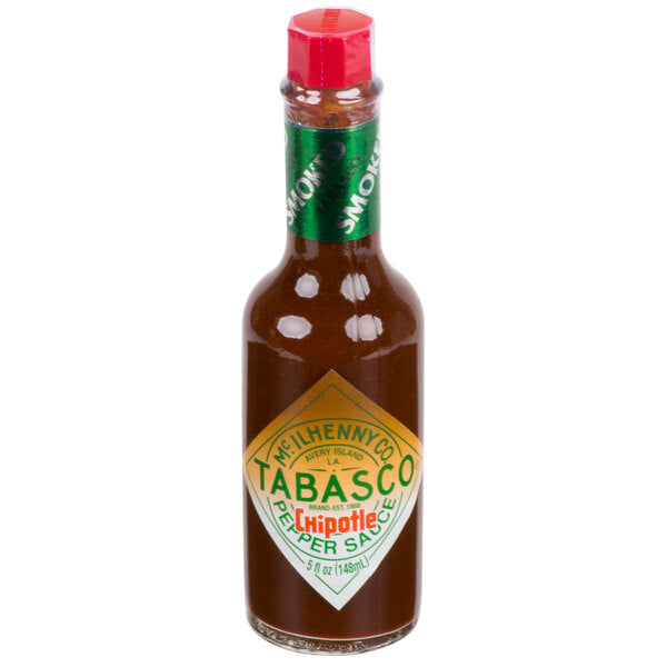 TABASCO® 5 fl. oz. Chipotle Pepper Hot Sauce - 12/Case