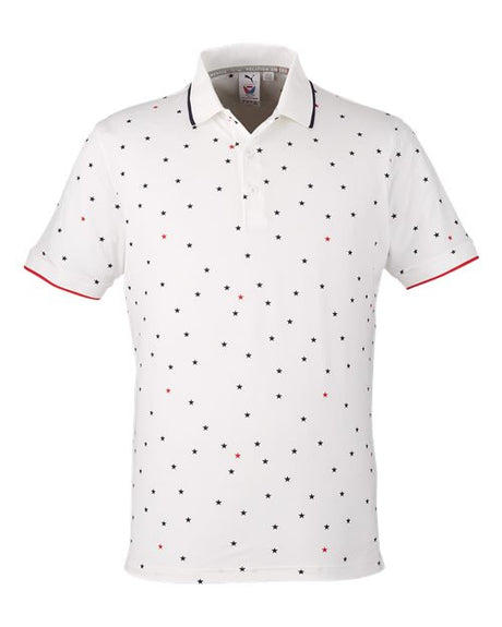 Puma Golf Men's Volition Skylight Patriotic Polo