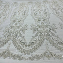 Beaded Embroidered Lace Mesh