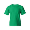 Youth Short Sleeve Heavy Cotton T-Shirt Breathable and Long Lasting