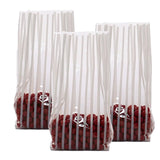 Stripe Patterned Cello Bags 5 '' x 3 '' x 11 1/2 '' Vertical Stripe White Color