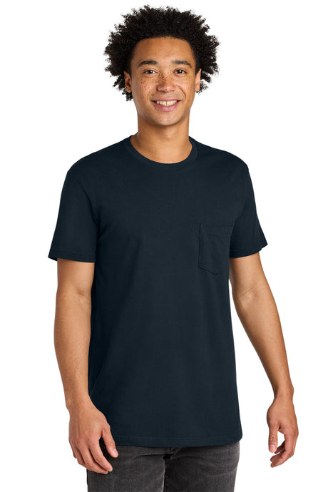 Next Level Apparel® Unisex Cotton Crewneck Short Sleeve Pocket Tee