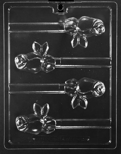 Rose Pretzel Pop Chocolate Mold - LPF120