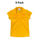 Girl's Uniform V Neck Collar Shirt
