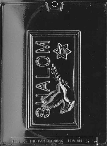 Shalom Gift Card Chocolate Mold - LPG005