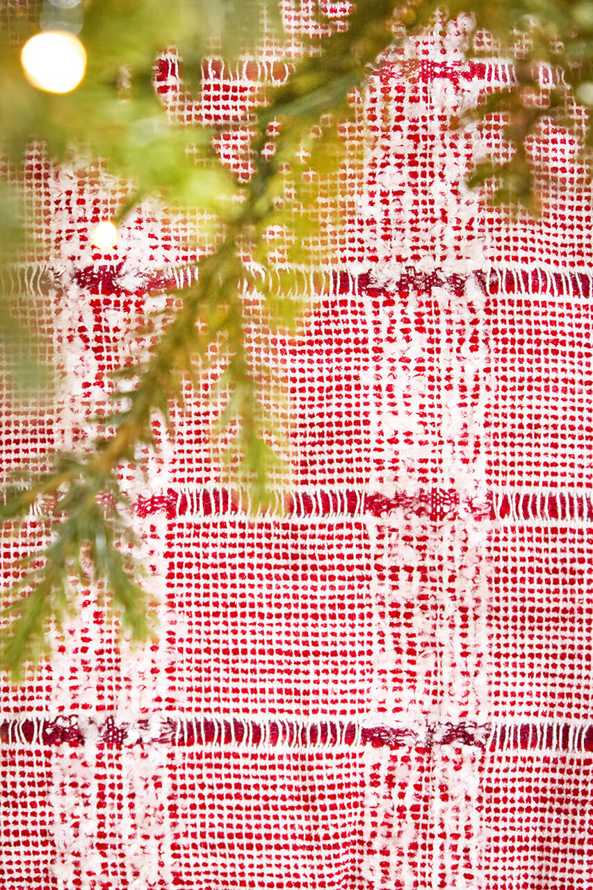 48" Heather Red Tree Skirt