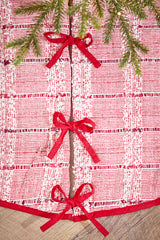48" Heather Red Tree Skirt